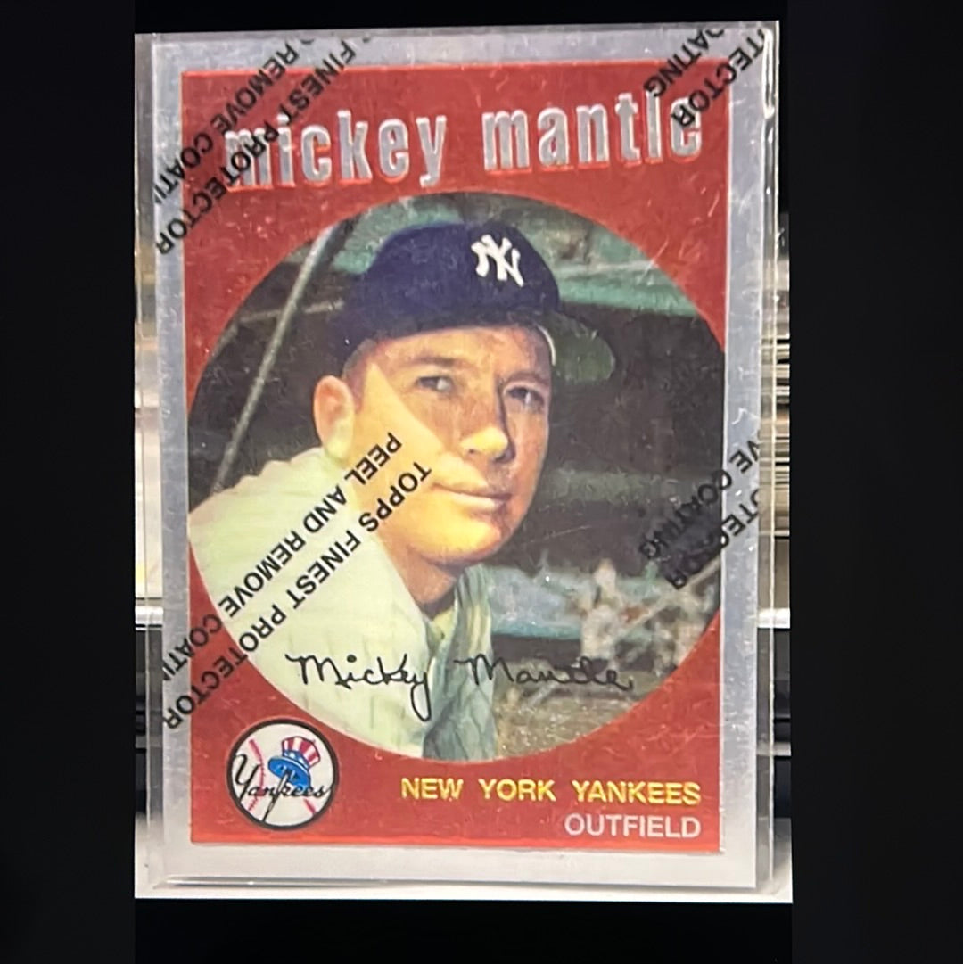 Title: 1996 Topps Finest Mickey Mantle Commemorative Set - New York Yankees #10 - Hot Wheelman & Collectibles